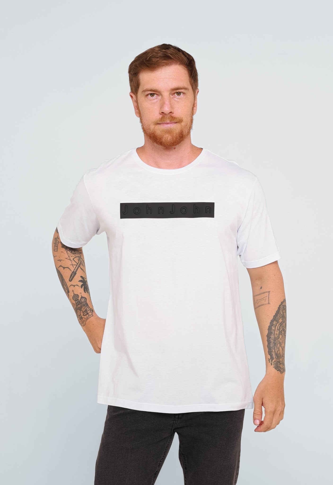Camiseta John John Regular Fit White - Henri Store