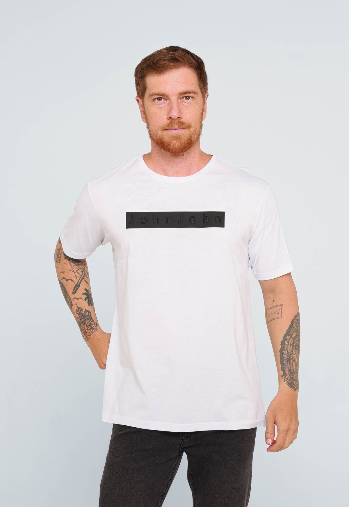 Camiseta John John Regular Fit White - Henri Store