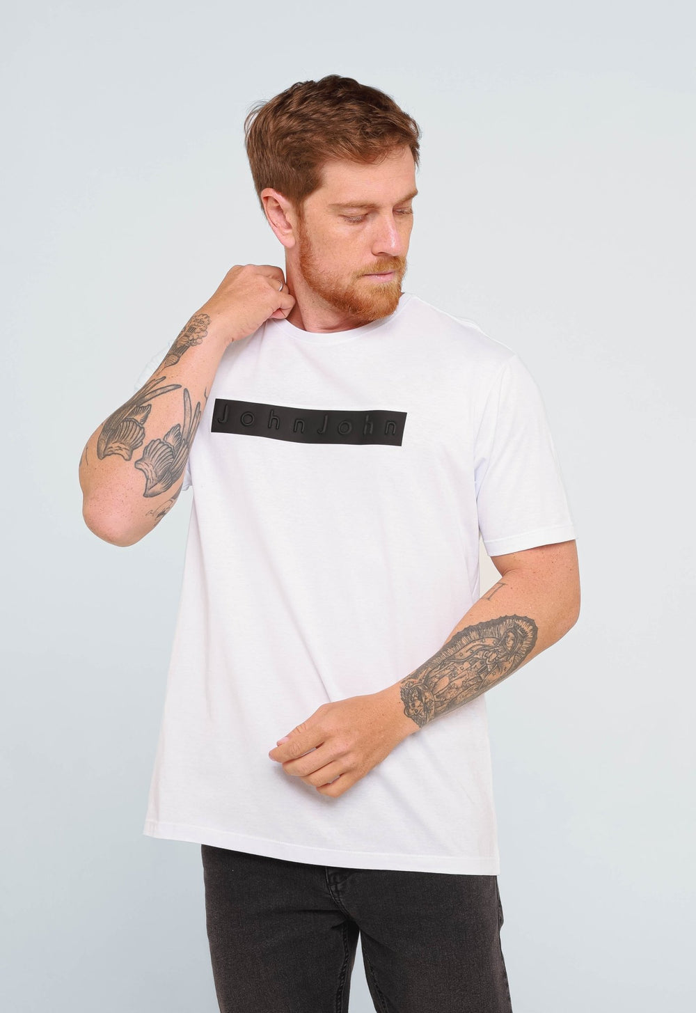 Camiseta John John Regular Fit White - Henri Store