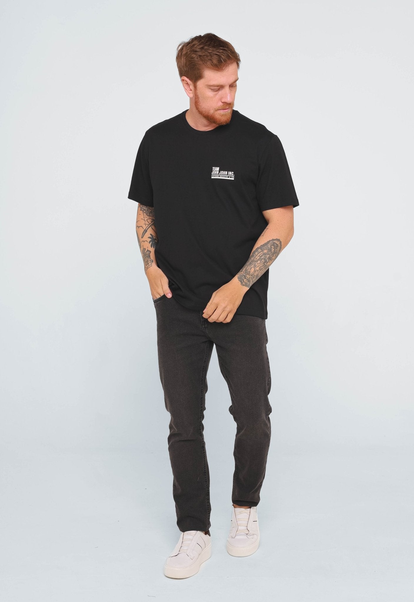 Camiseta John John Relaxed Fit Estampa nas Costas - Henri Store