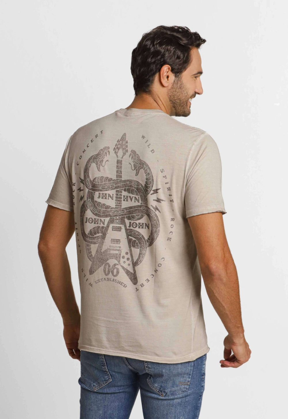 Camiseta John John Snake and Guitar - Henri Store