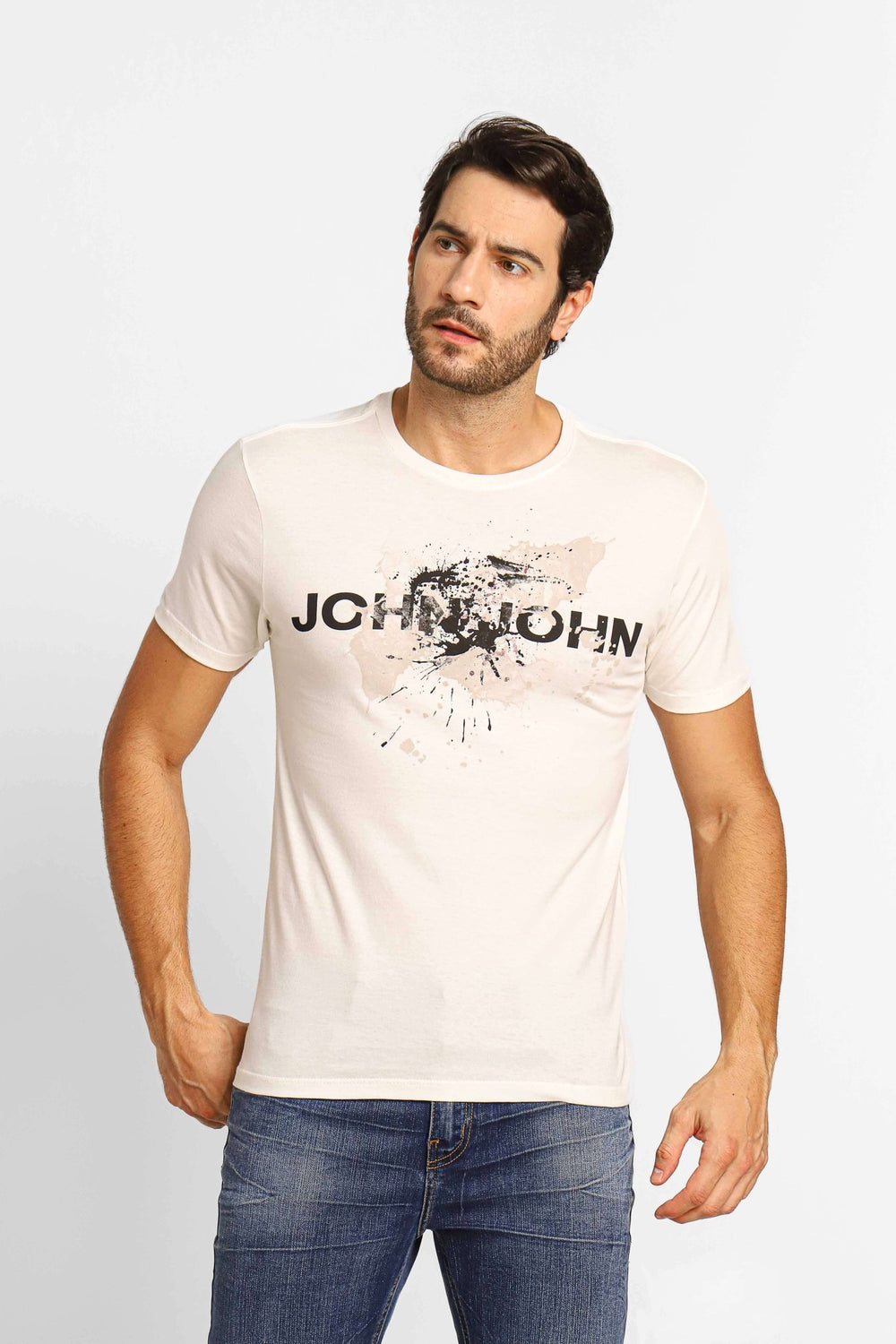 Camiseta John John Splash Off White - Henri Store