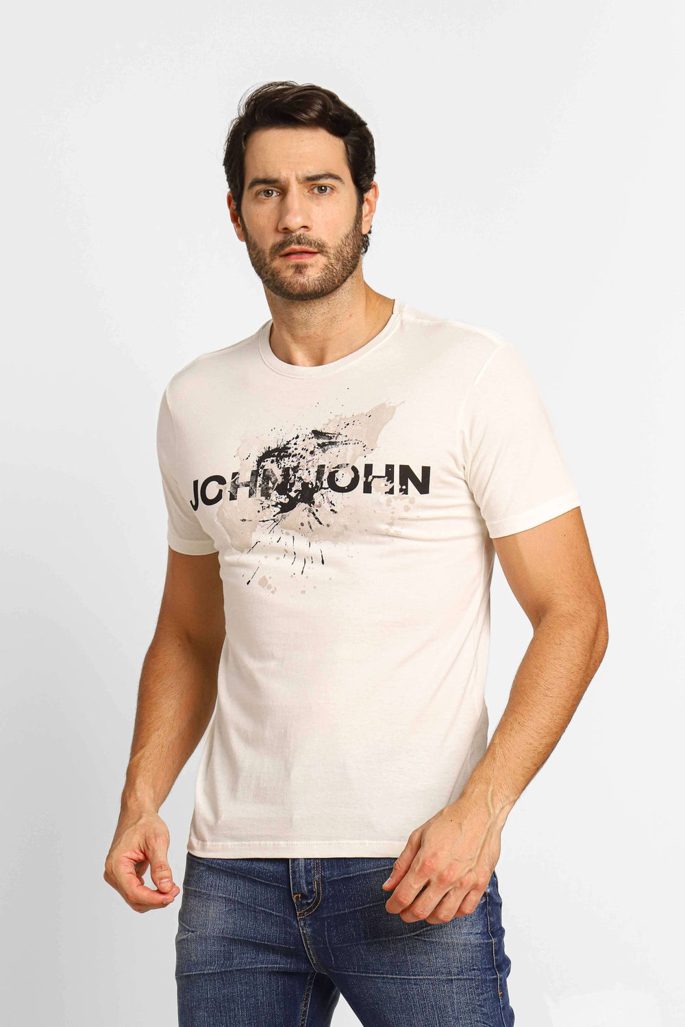 Camiseta John John Splash Off White - Henri Store