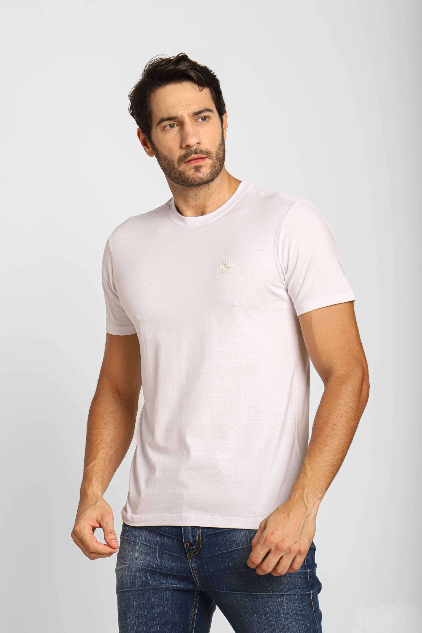 Camiseta John John Ts Rg Flame Transfer White Branco - Henri Store