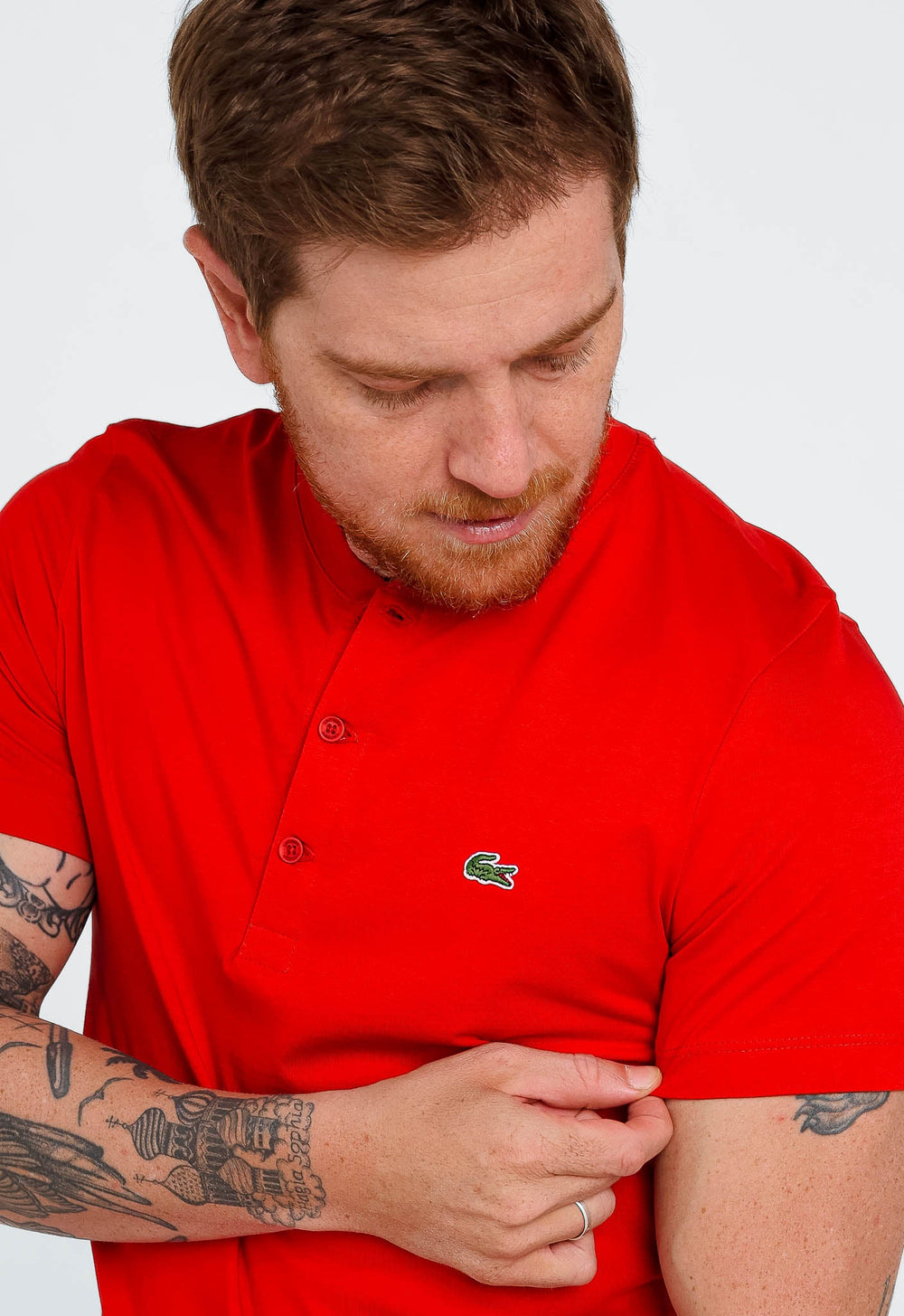Camiseta Lacoste Henley - Live - Henri Store