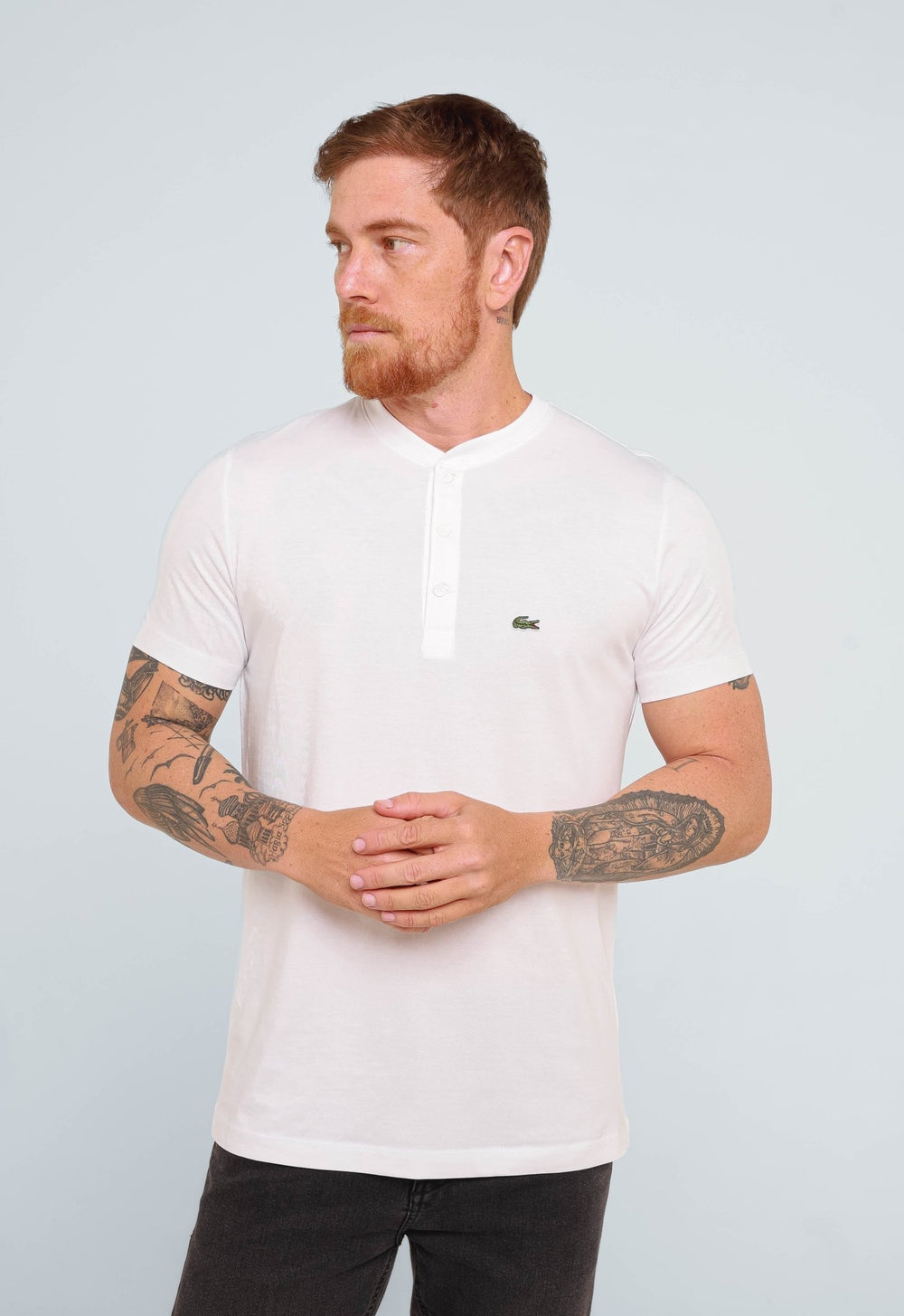 Camiseta Lacoste Henley - Live - Henri Store