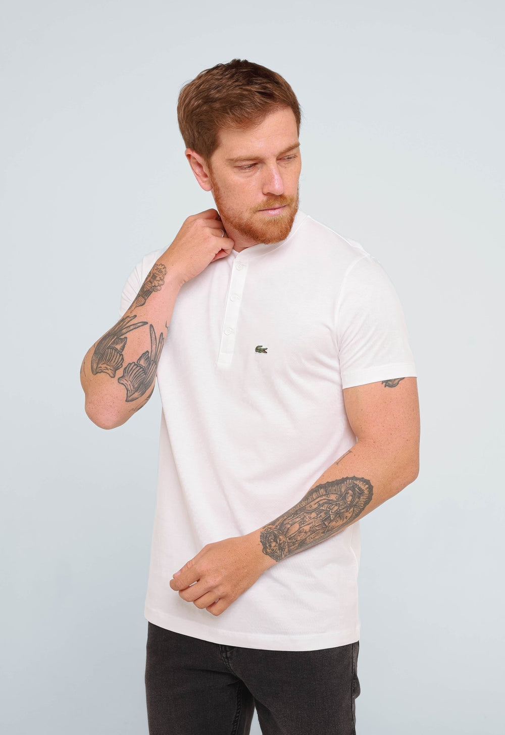 Camiseta Lacoste Henley - Live - Henri Store