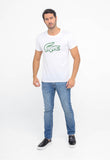 Camiseta Lacoste Logo Central Alto Relevo - Henri Store