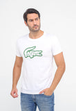 Camiseta Lacoste Logo Central Alto Relevo - Henri Store