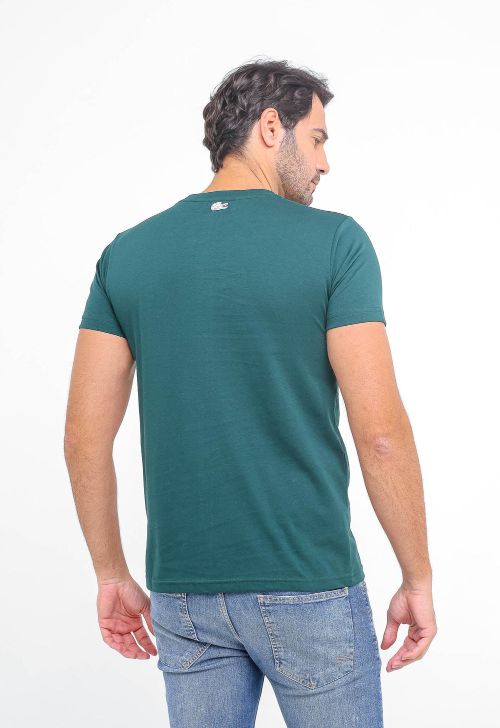 Camiseta Lacoste Logo Central Alto Relevo - Henri Store