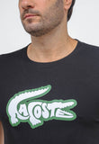 Camiseta Lacoste Logo Central Alto Relevo - Henri Store