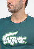 Camiseta Lacoste Logo Central Alto Relevo - Henri Store
