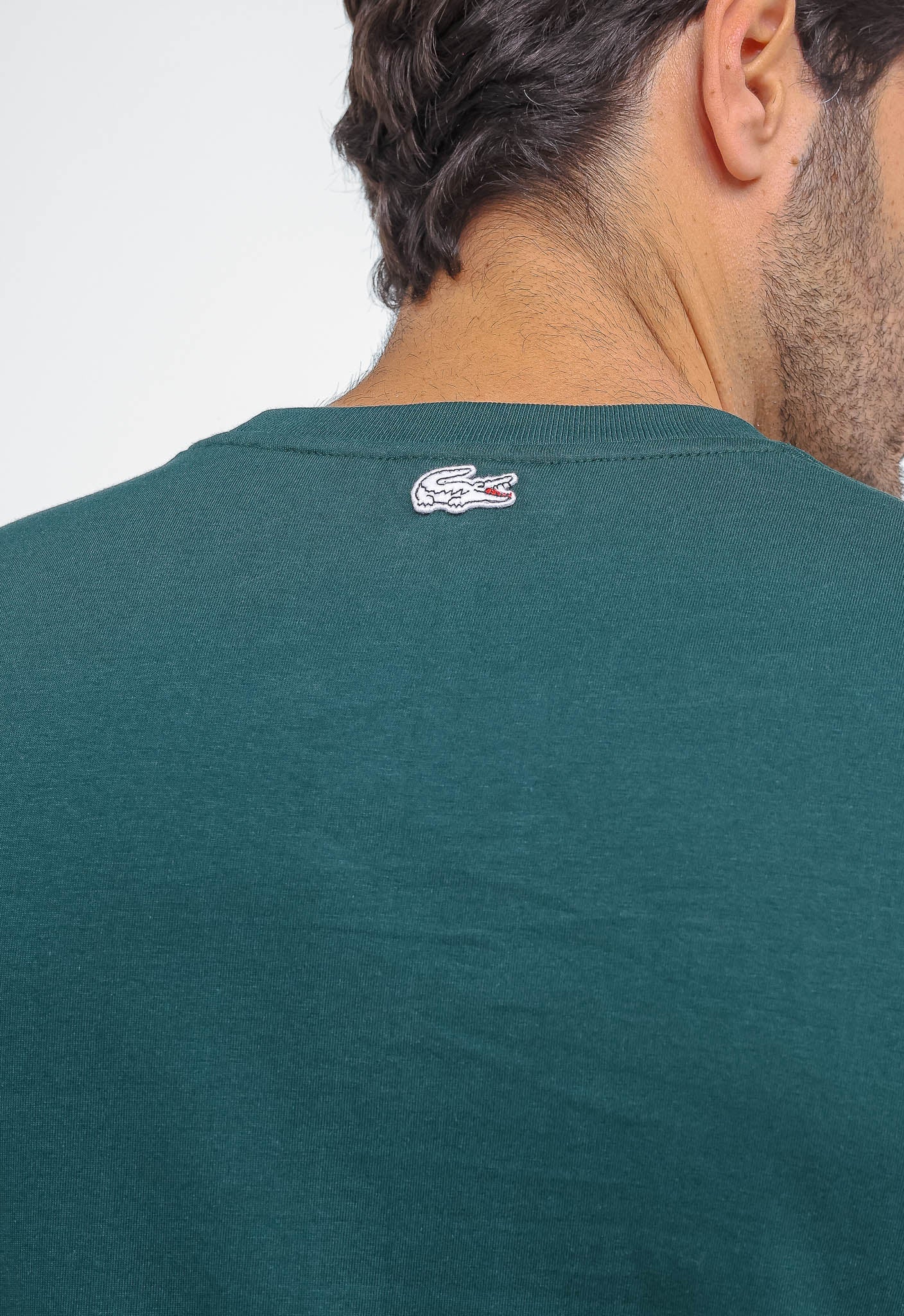 Camiseta Lacoste Logo Central Alto Relevo - Henri Store