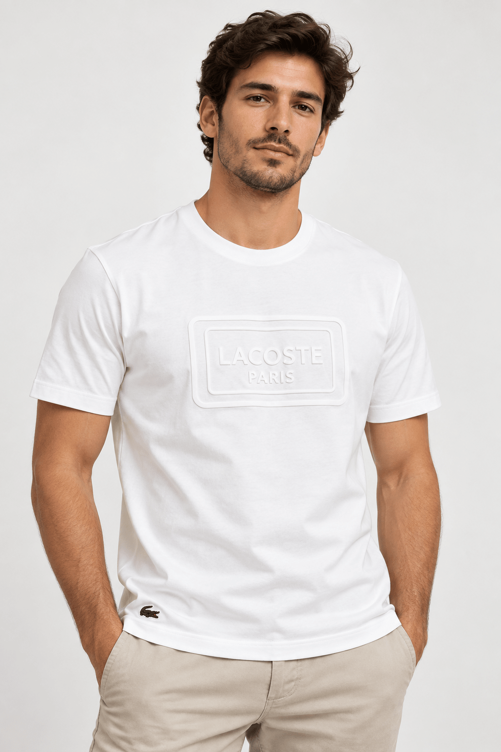 Camiseta Lacoste Paris - LIVE - Henri Store