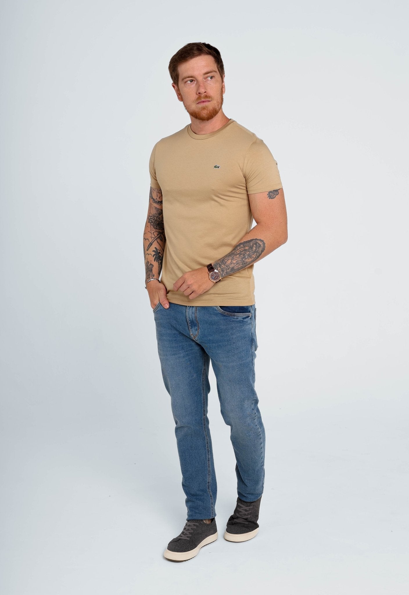 Camiseta Lacoste Regular Fit Pima - Sale - Henri Store