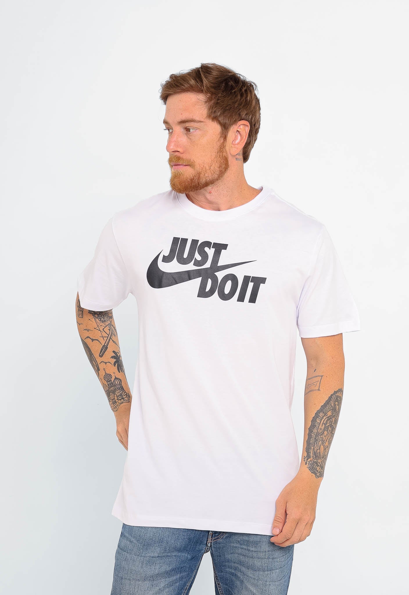 Camiseta Nike Just Do It Logo Central - Henri Store