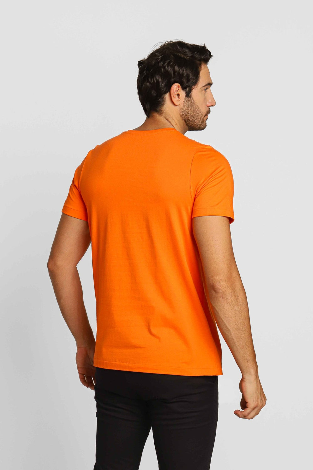 Camiseta Ralph Lauren Laranja Ponei Marinho - LIVE - Henri Store