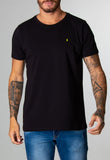 Camiseta Red Feather Gola Canoa Preta - Live - Henri Store