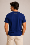 Camiseta Red Feather Gola V Basica Marinho - LIVE - Henri Store