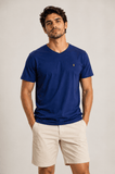 Camiseta Red Feather Gola V Basica Marinho - LIVE - Henri Store