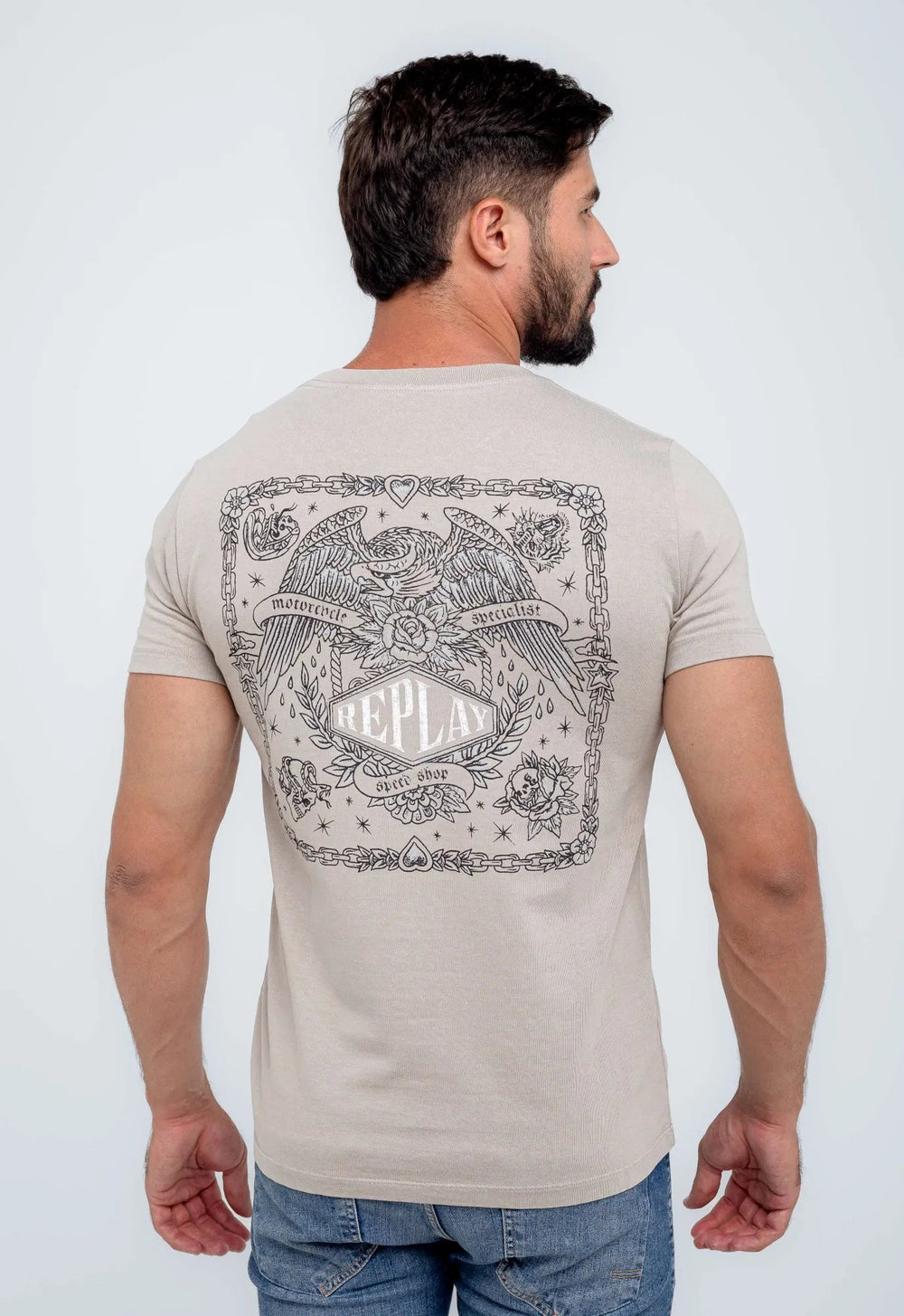 Camiseta Replay Aguia - LIVE - Henri Store