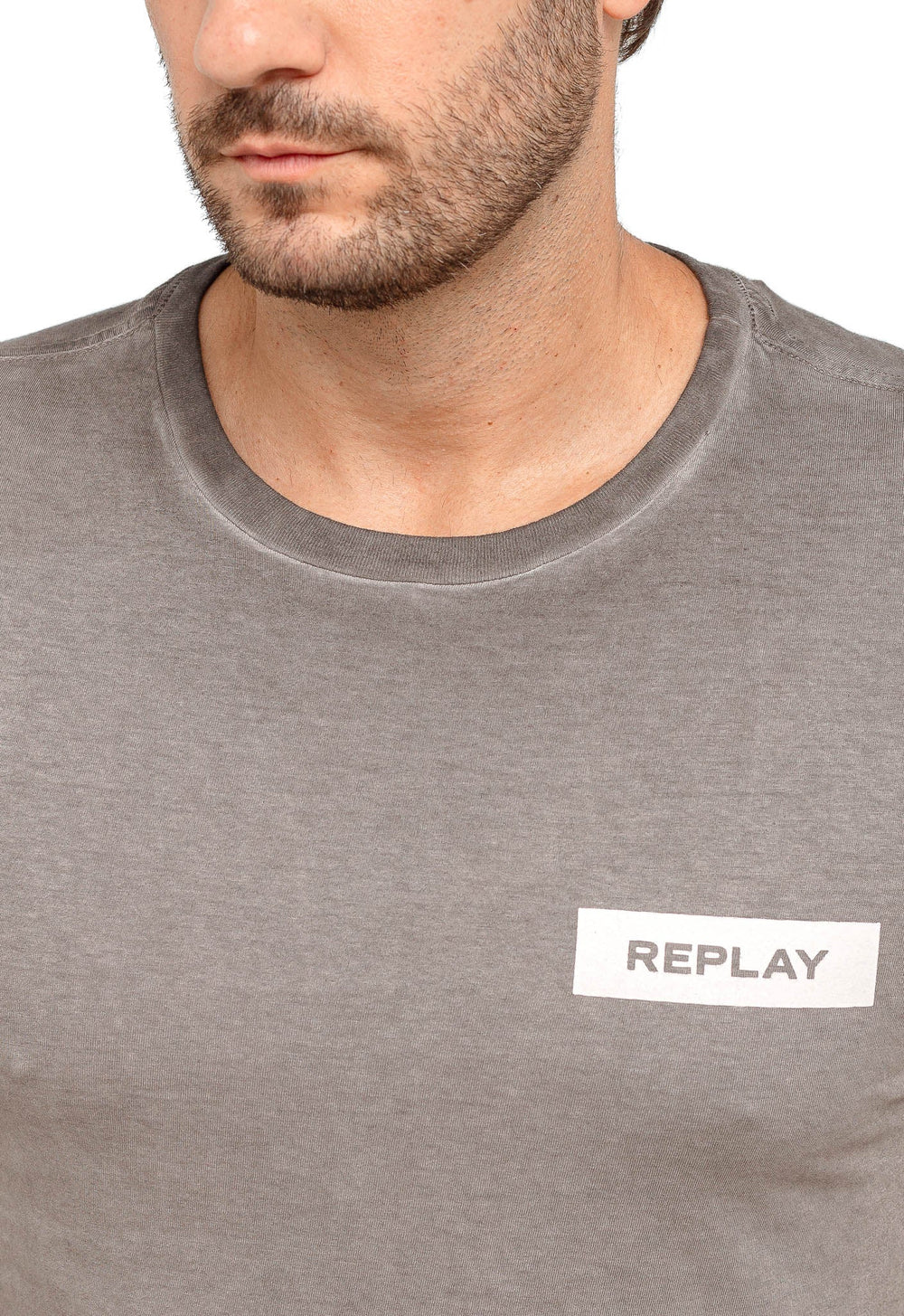 Camiseta Replay Básica Logo Peito - Henri Store