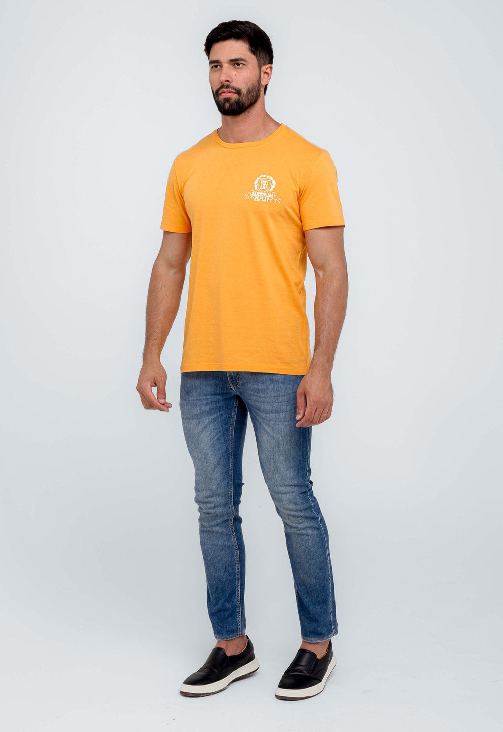 Camiseta Replay Coroa Bordada - Henri Store