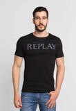 Camiseta Replay Logo Central - Henri Store