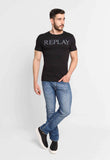 Camiseta Replay Logo Central - Henri Store