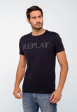 Camiseta Replay Logo Central - Henri Store