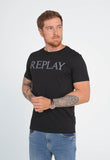 Camiseta Replay Logo Central - Henri Store