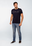 Camiseta Replay Logo Central - Henri Store