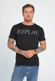Camiseta Replay Logo Central - Henri Store