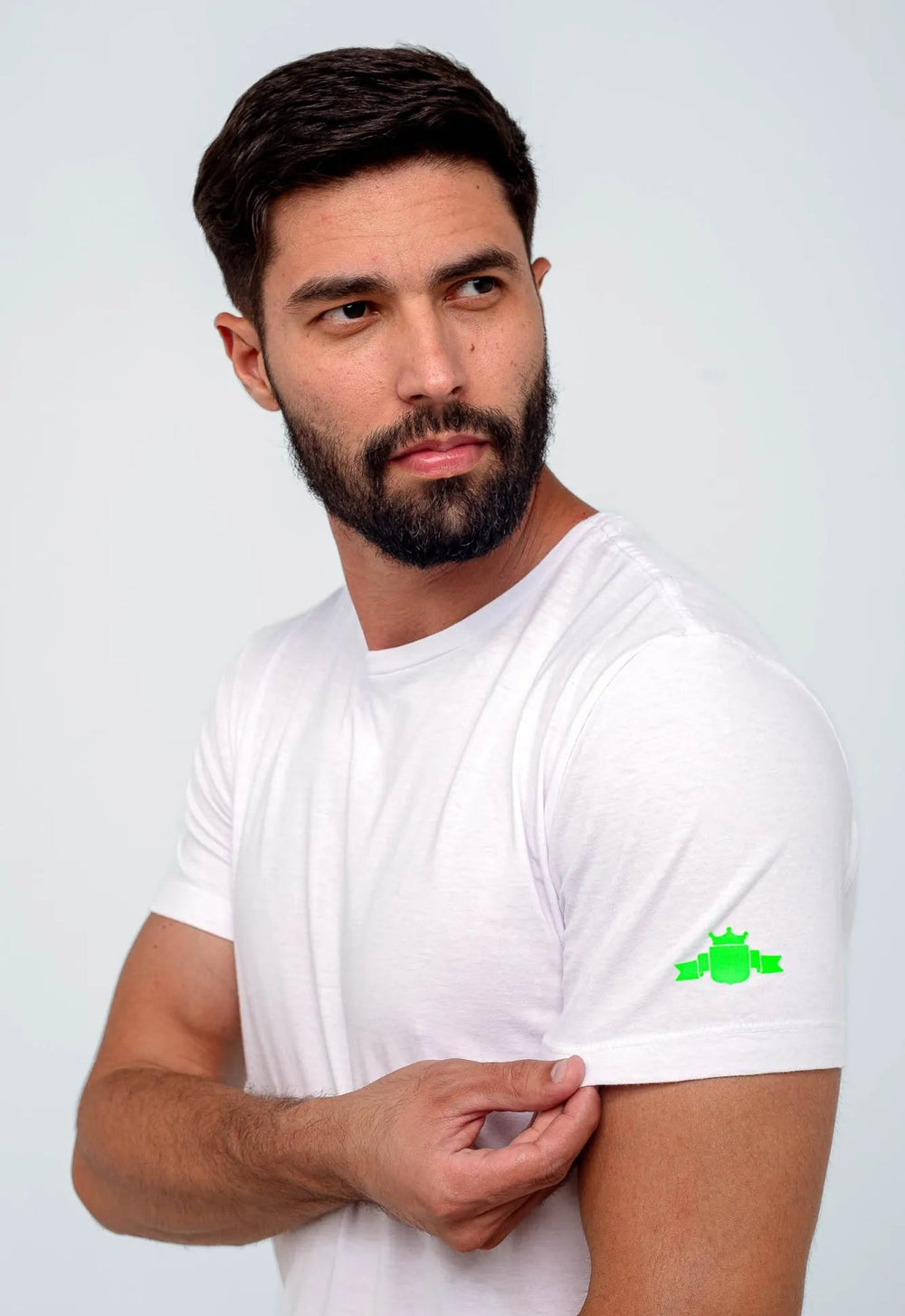 Camiseta Replay Logo Manga - Henri Store