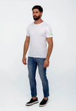 Camiseta Replay Logo Manga - Henri Store