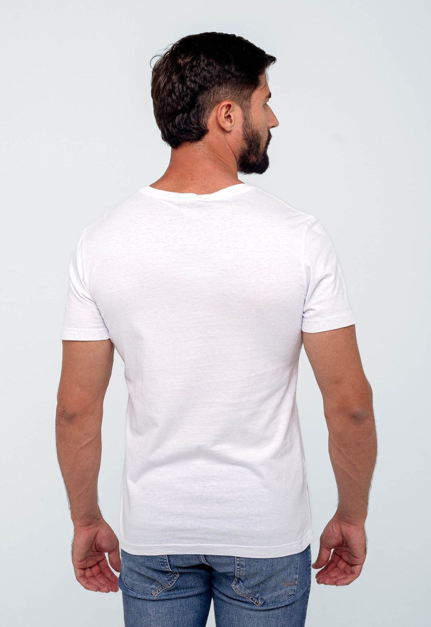 Camiseta Replay Logo Manga - Henri Store