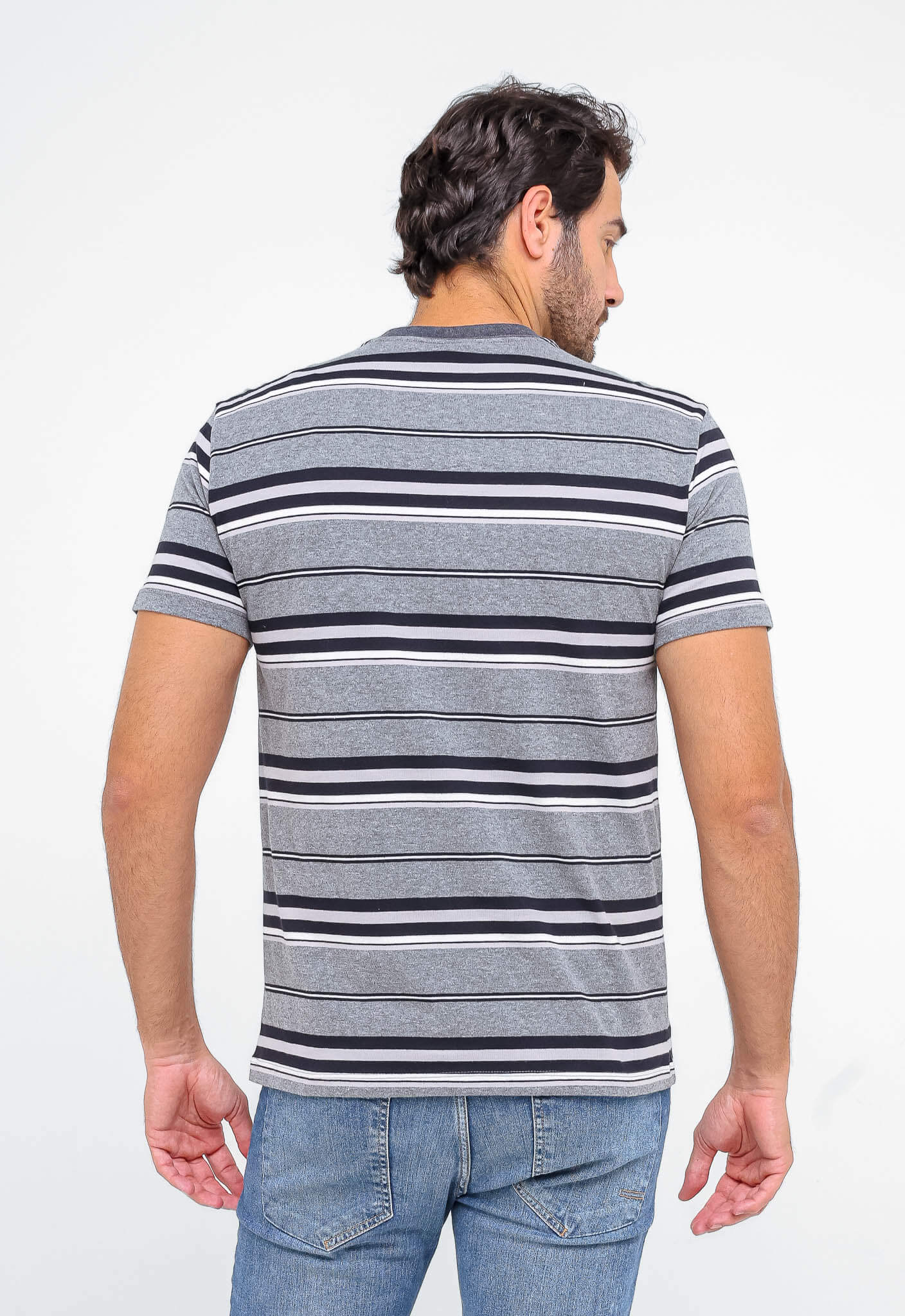 Camiseta Reserva Listrado Logo Peito - Sale - Henri Store