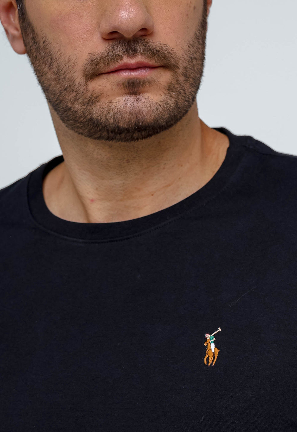 Camiseta RL Custom Slim Fit Logo Colorido - Henri Store