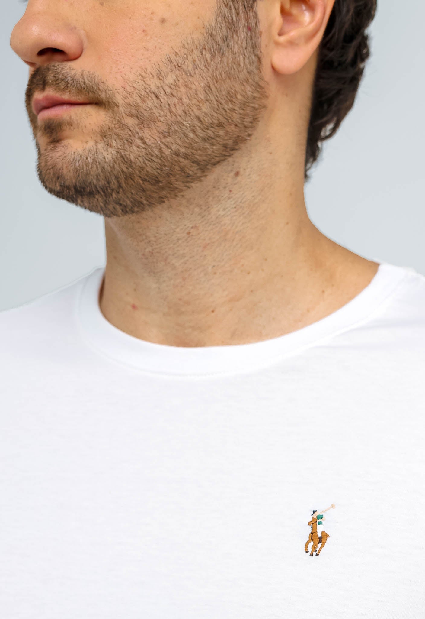 Camiseta RL Custom Slim Fit Logo Colorido - Henri Store