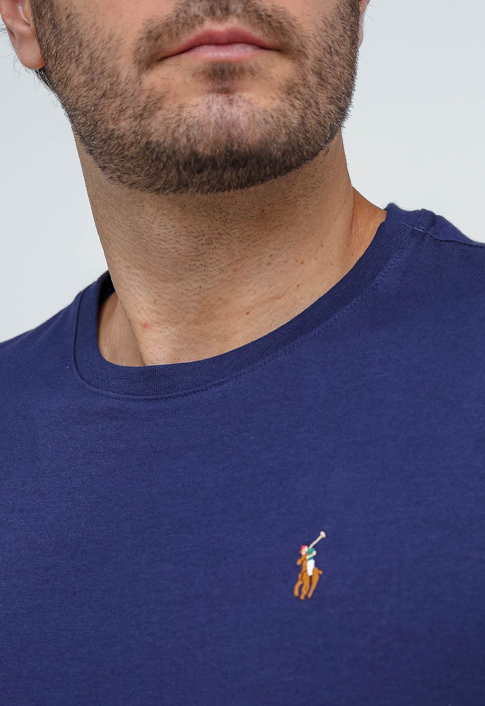 Camiseta RL Custom Slim Fit Logo Colorido - Henri Store