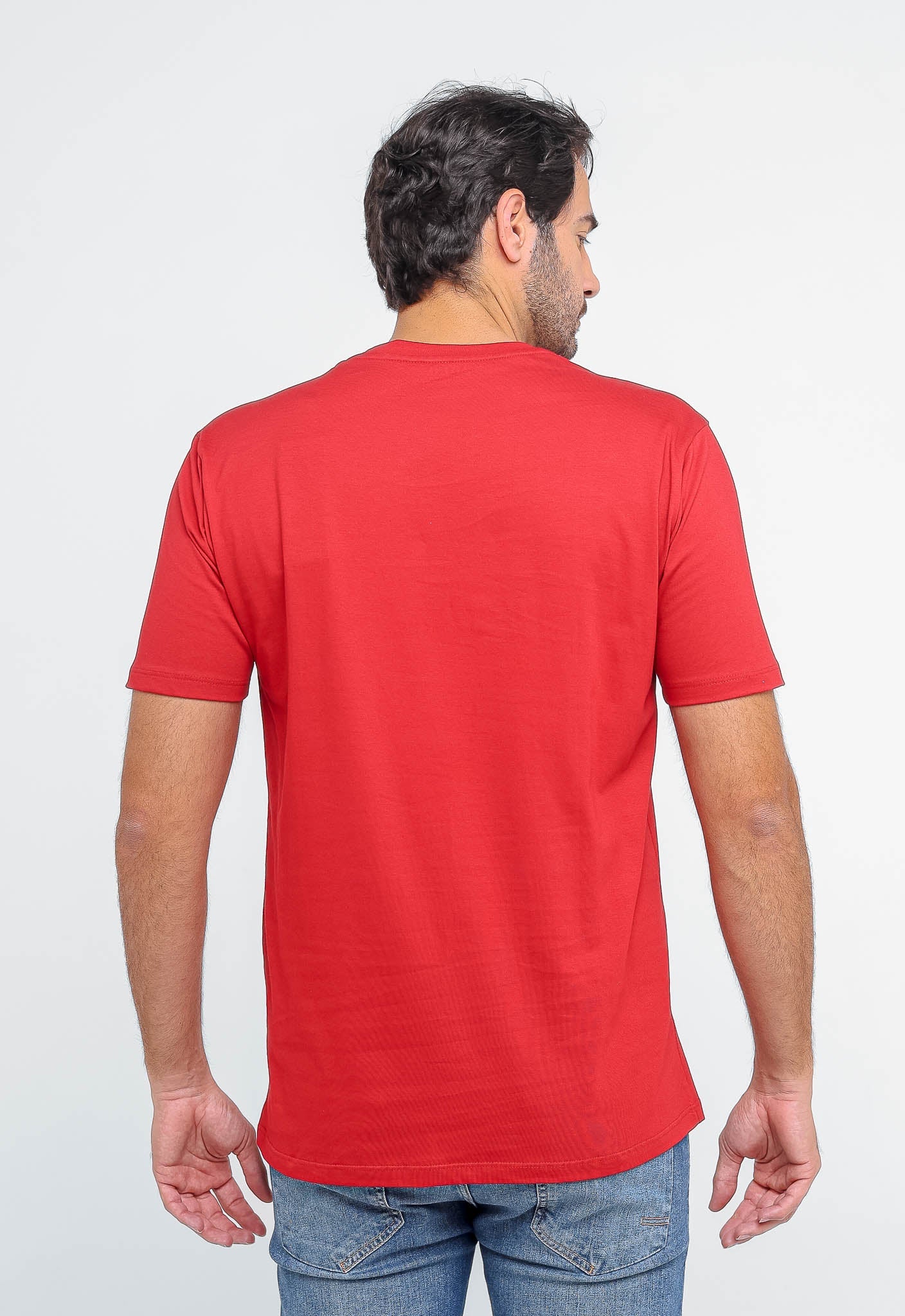 Camiseta RL Custom Slim Fit Logo Colorido - Henri Store
