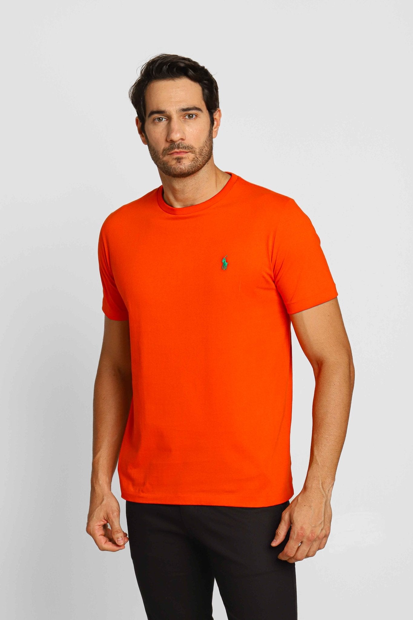Camiseta RL Laranja Small Ponei Verde - Henri Store
