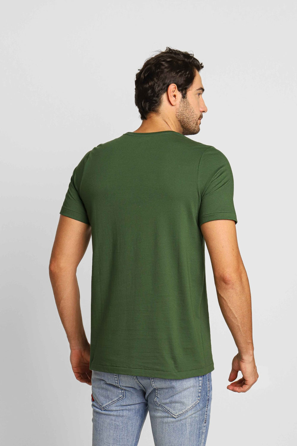 Camiseta RL Verde Militar Small Ponei Vermelho - Henri Store