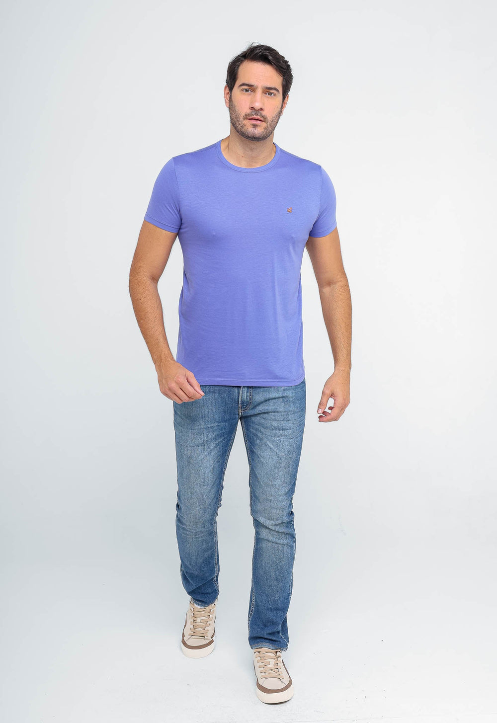 Camiseta Scavo em Algodão Pima Básica - Henri Store
