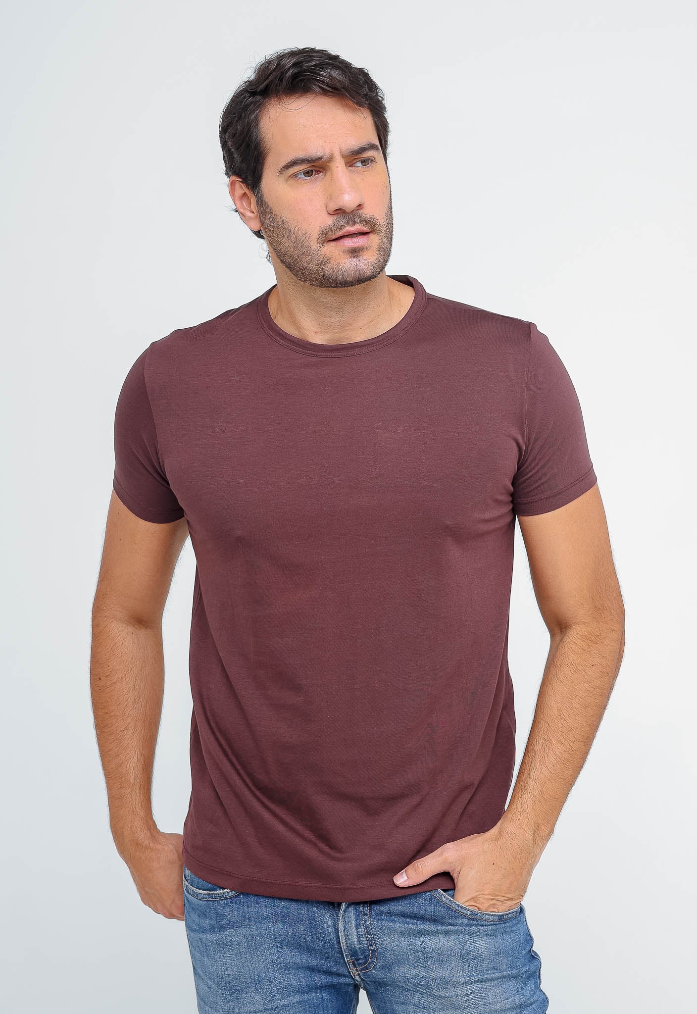 Camiseta Scavo em Algodão Pima Básica - Henri Store