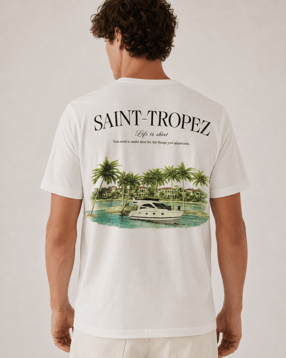 Camiseta Sergio K Estampada Saint Tropez - Henri Store