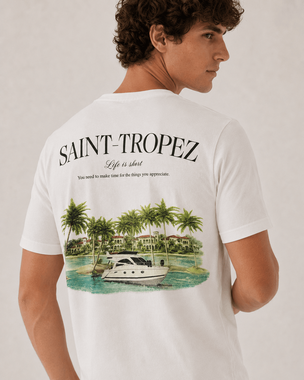 Camiseta Sergio K Estampada Saint Tropez - Henri Store