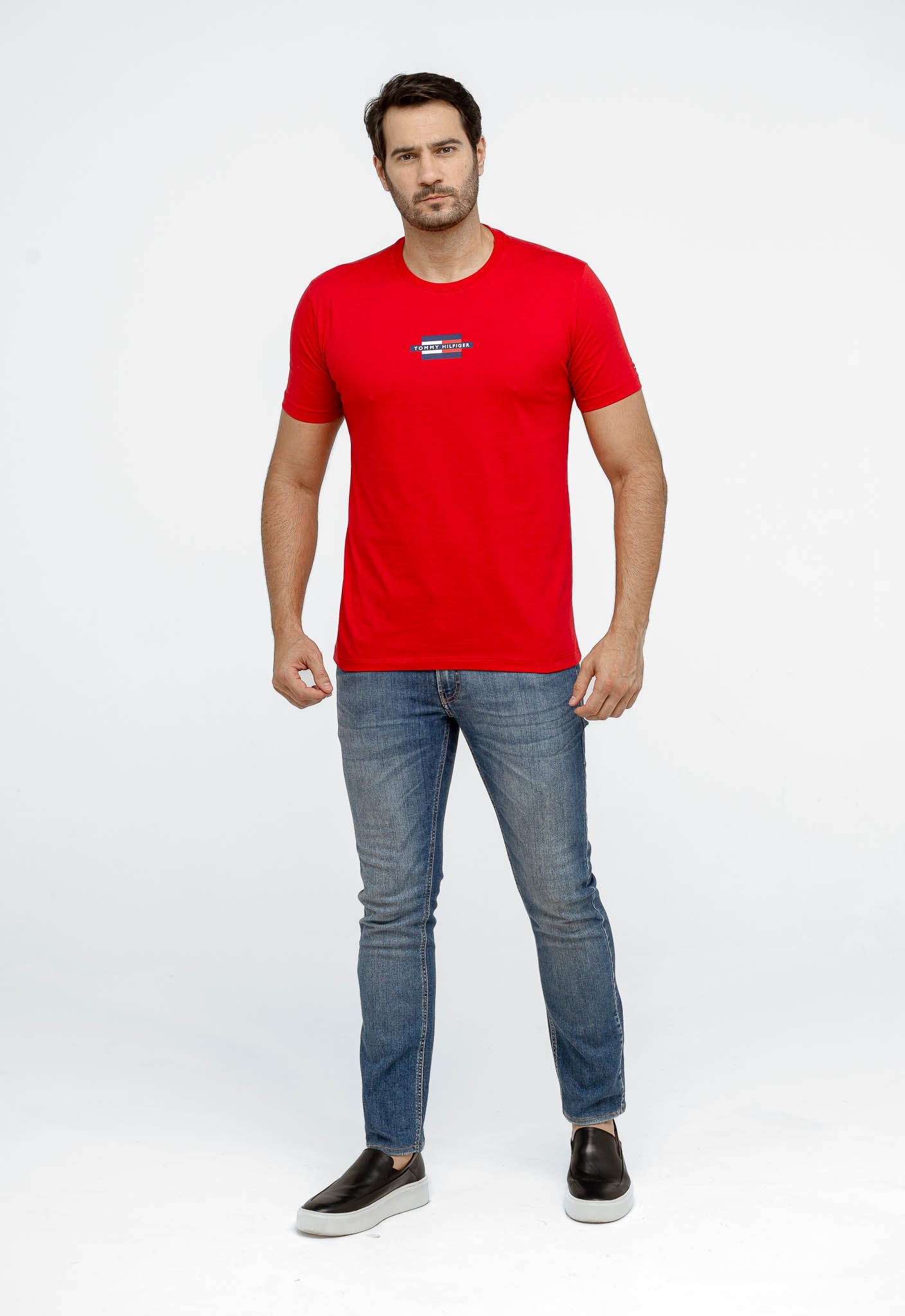 Camiseta Tommy HIfilger Minimal Logo Tee - Henri Store