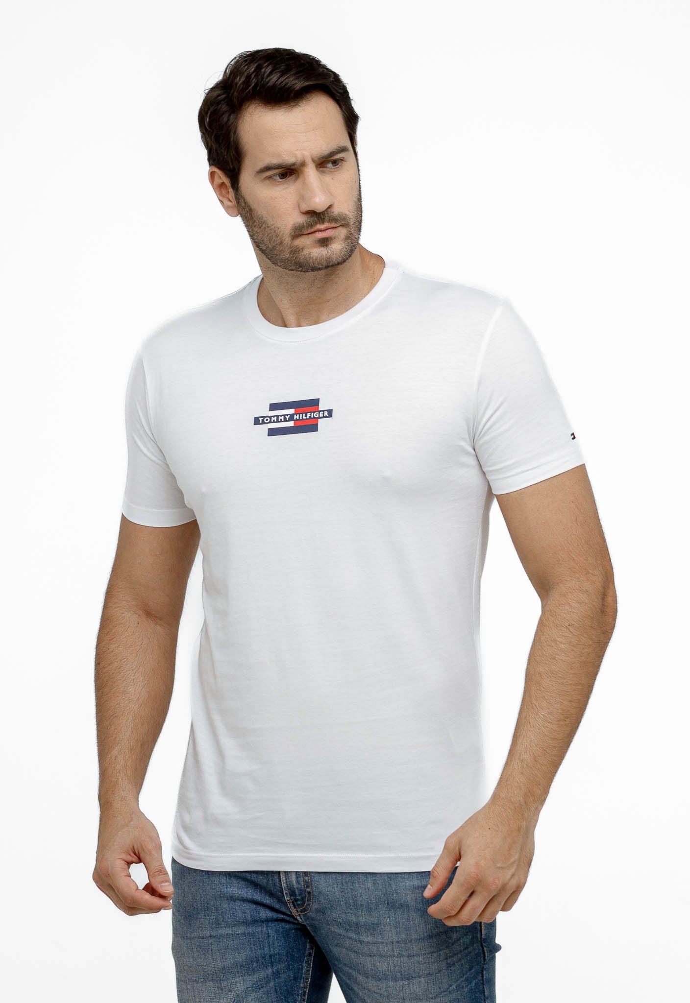 Camiseta Tommy HIfilger Minimal Logo Tee - Henri Store