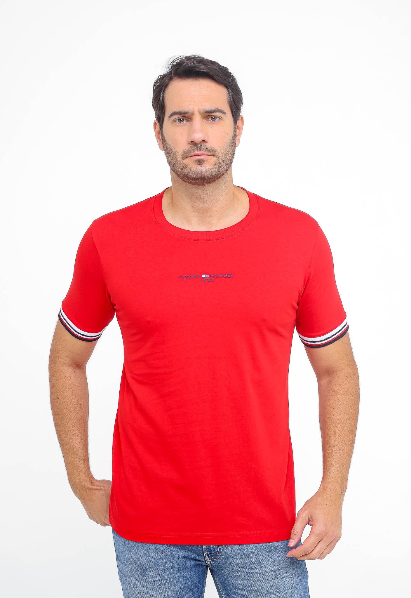 Camiseta Tommy Hilfiger 1985 Friso Manga - LIVE - Henri Store
